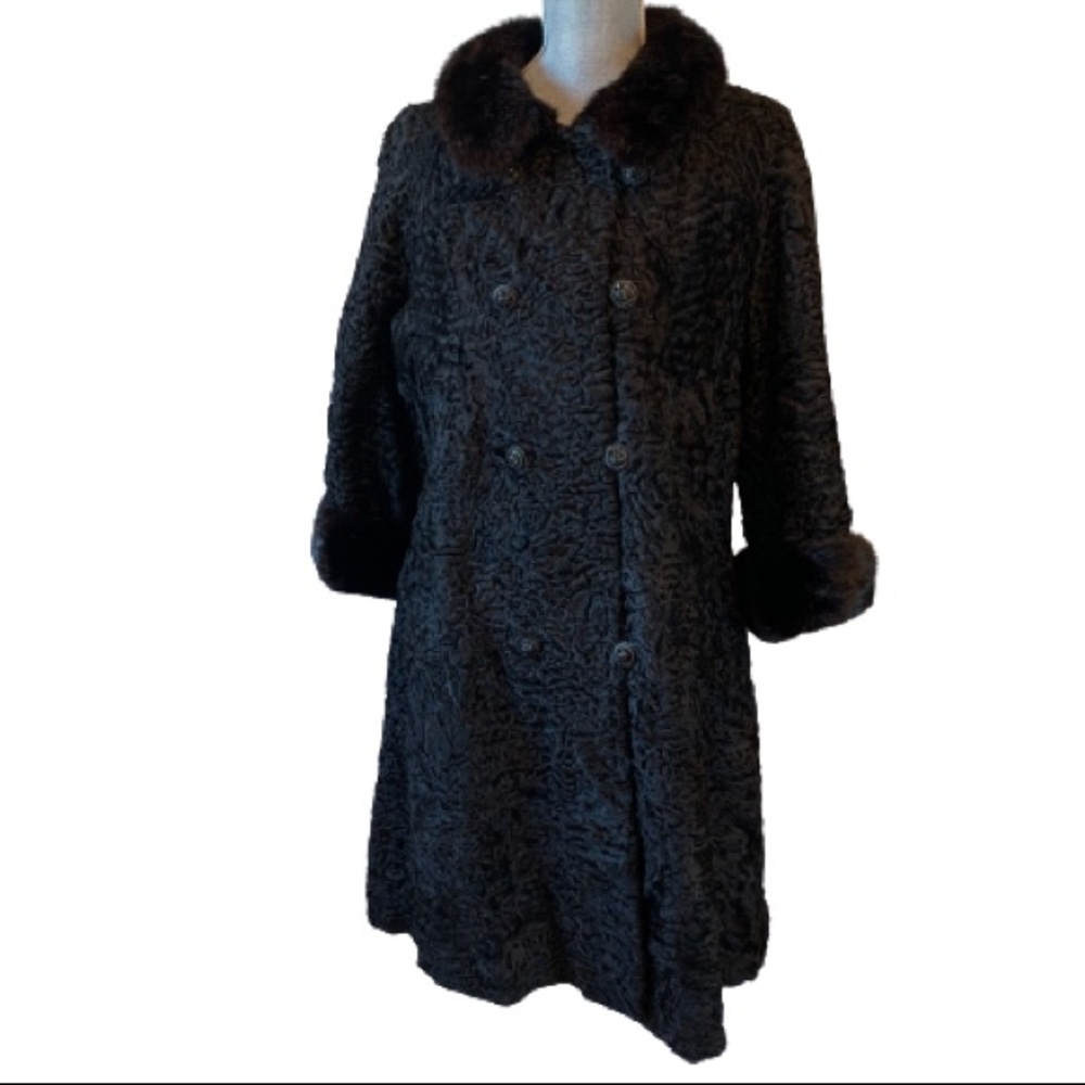 Elsa Schiaparelli Vintage Persian Lamb/Mink Coat